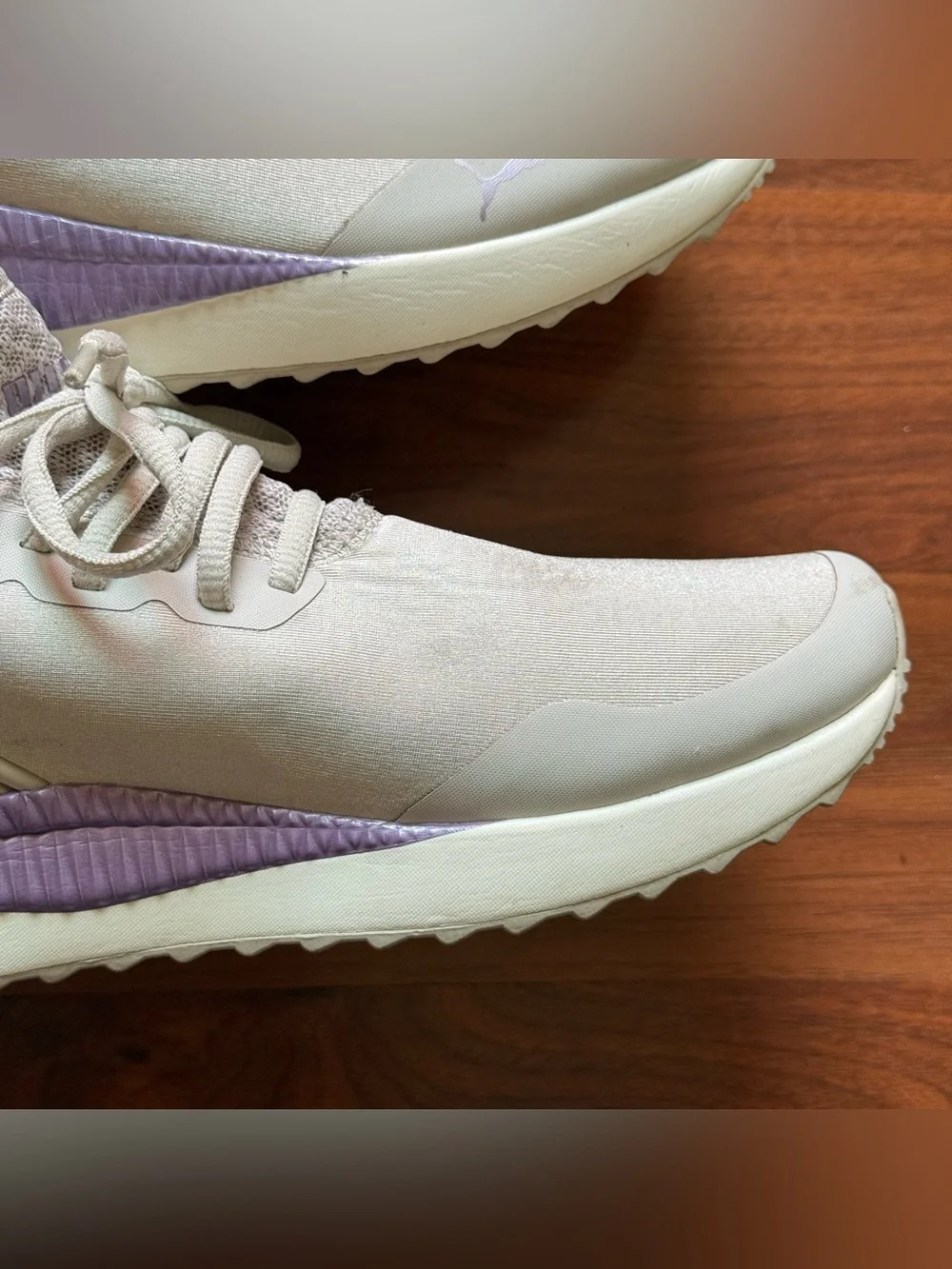 Puma Pacer Next Cage ST2 size 9.5 sneakers silver gray lavender women's shoes